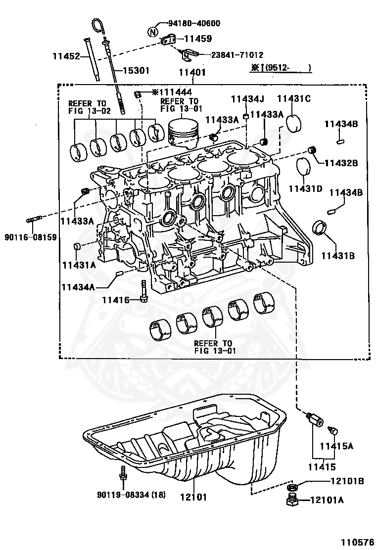 Toyota - Metal Plug, No.1 (for Cylinder Block)